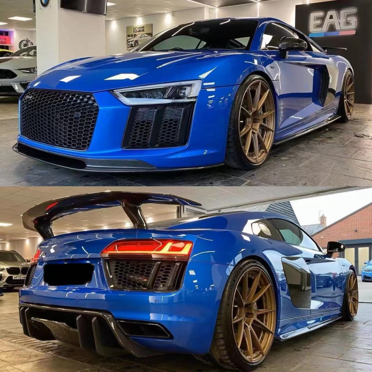 Full Carbon Fiber V-Style R8 Aero Kit - Audi R8 2017-2019