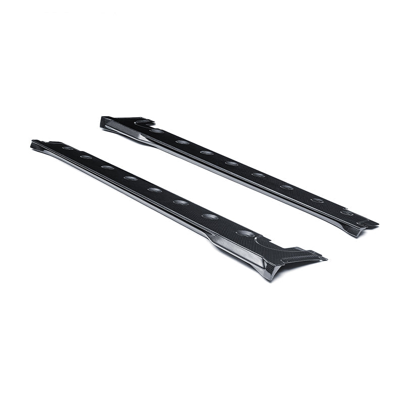 Paktechz Dry Carbon Fiber Body Kit Side Skirts - Porsche 911 992 Carrera S 2019 - 2025