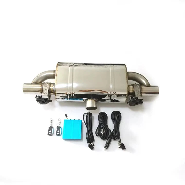UNIVERSAL T Style VALVED MUFFLER KIT