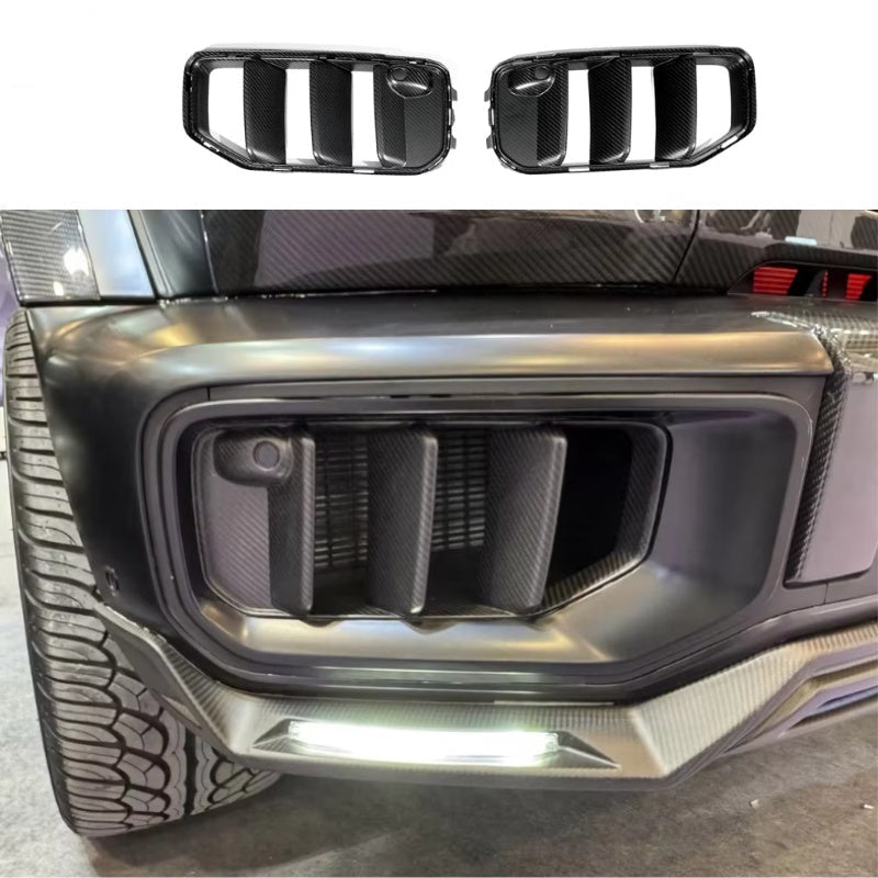Carbon Fiber Front Bumper Air Vent Replacement - Mercedes G Wagon G Class W465 G63 2024+