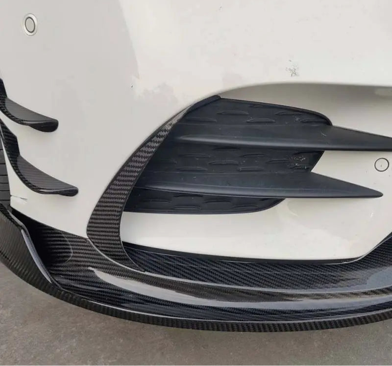 Paktechz Prepreg Carbon Fiber Front Vent Trim - Mercedes Benz W177 a Class Sport A35 Hatchback Sedan