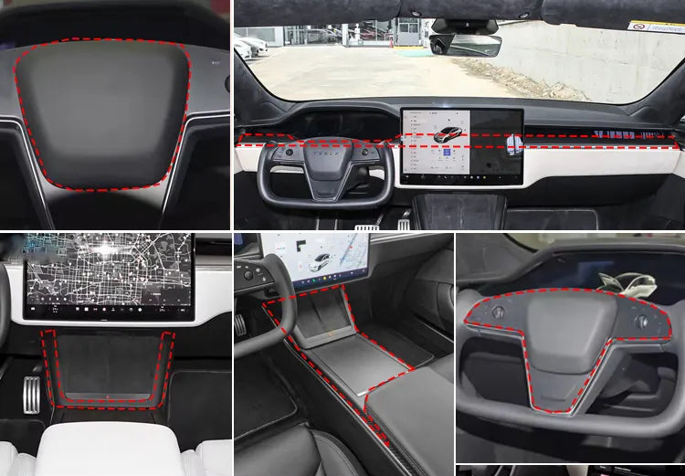 Carbon Fiber Interior Kit -  Tesla Model S 2023+