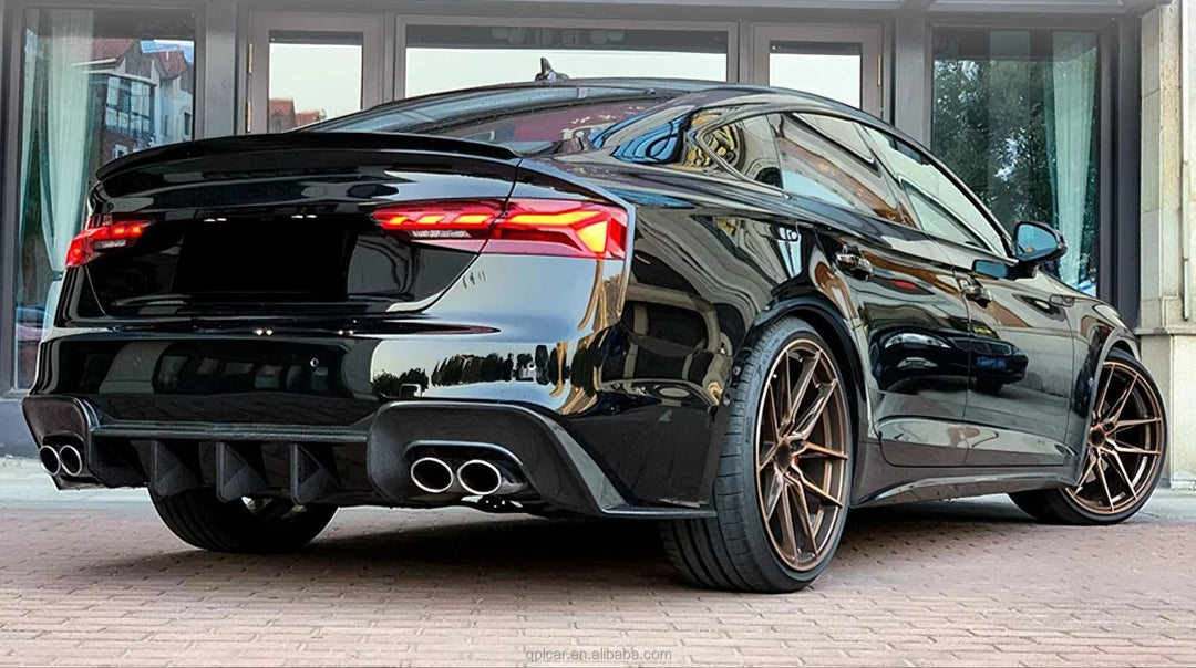 Carbon Fiber Rear Diffuser V2 - Audi S5 B9 A5 SLINE