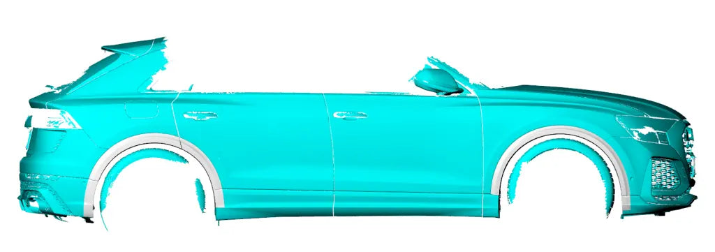 Carbon Fiber Wheel Flare Arch Trims - AUDI RSQ8