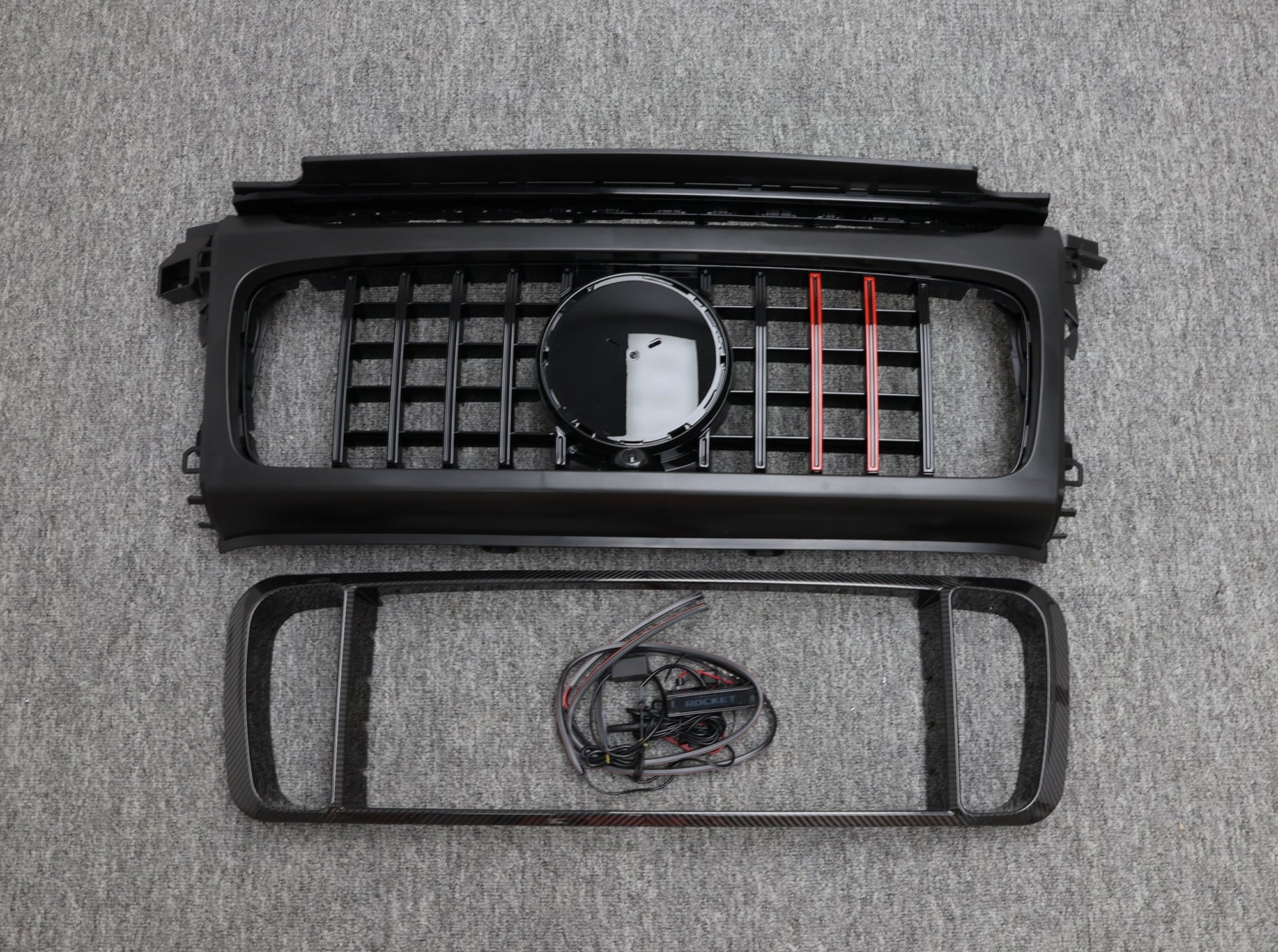 Carbon Fiber BRB Style Front Grille Upgrade - Mercedes Benz G Wagon W464 AMG G63