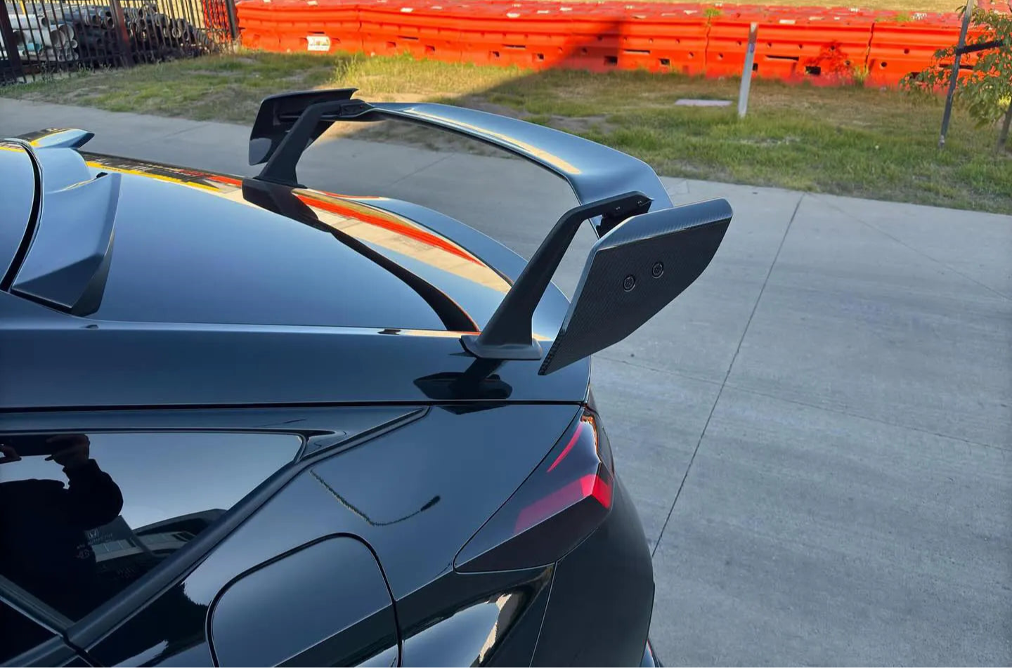 Prepreg Carbon Fiber Ad Style Wing - Honda Civic FL5 Type R