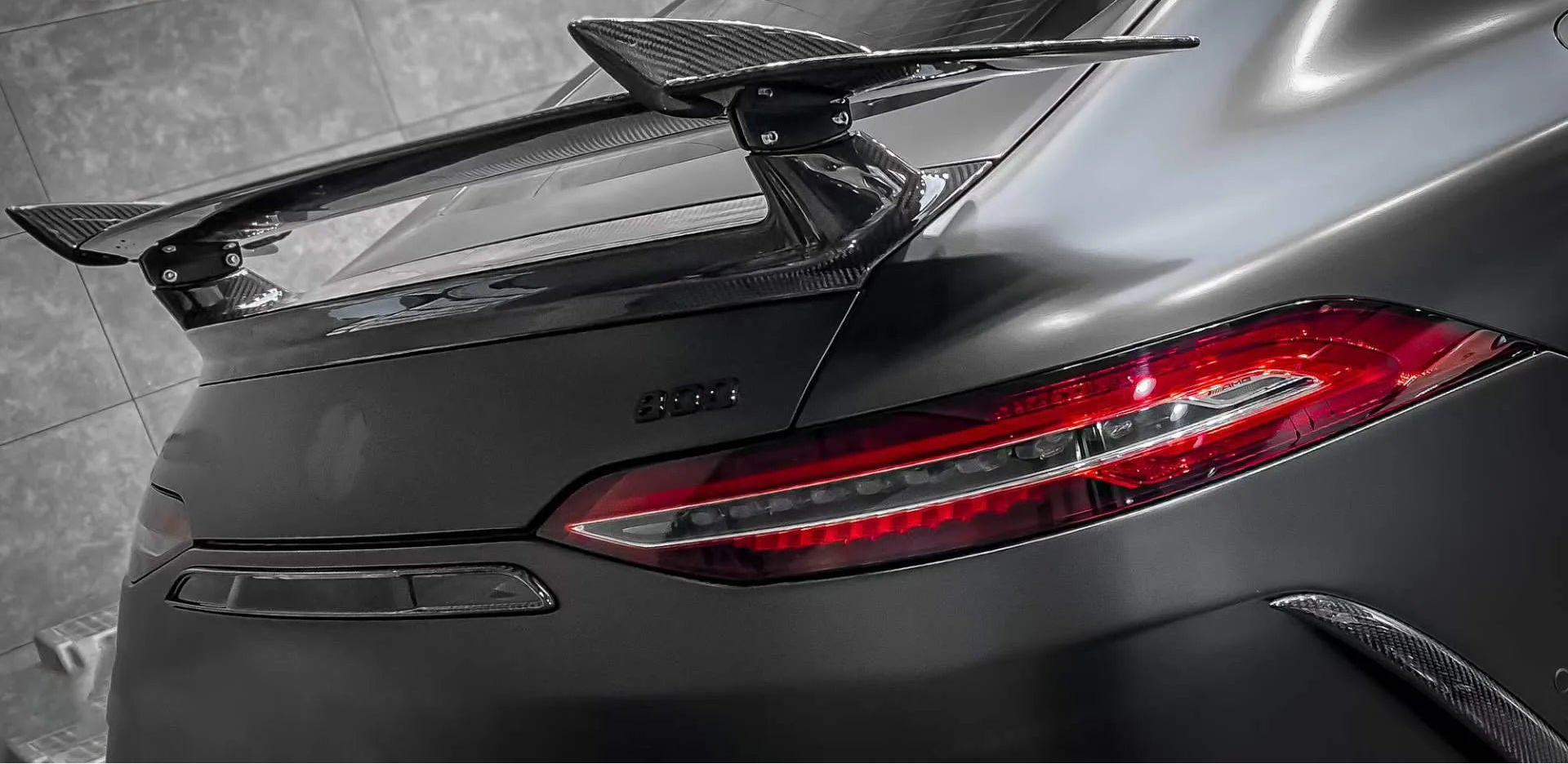 Carbon Fiber T Style Rear Wing - Mercedes Benz AMG GT50 GT53 GT63