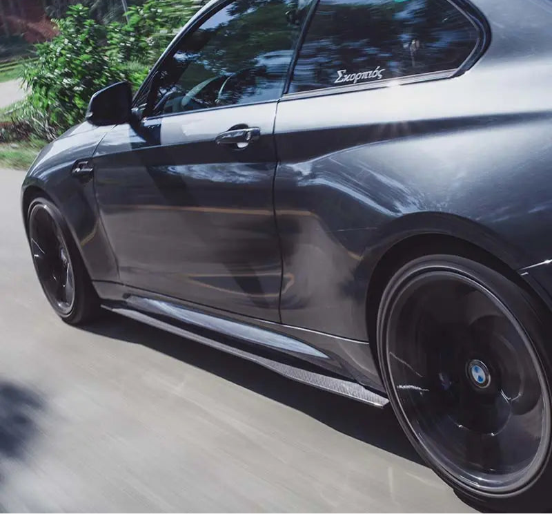 Carbon Fiber PT Style - Side Skirts for BMW F87 M2 M2C