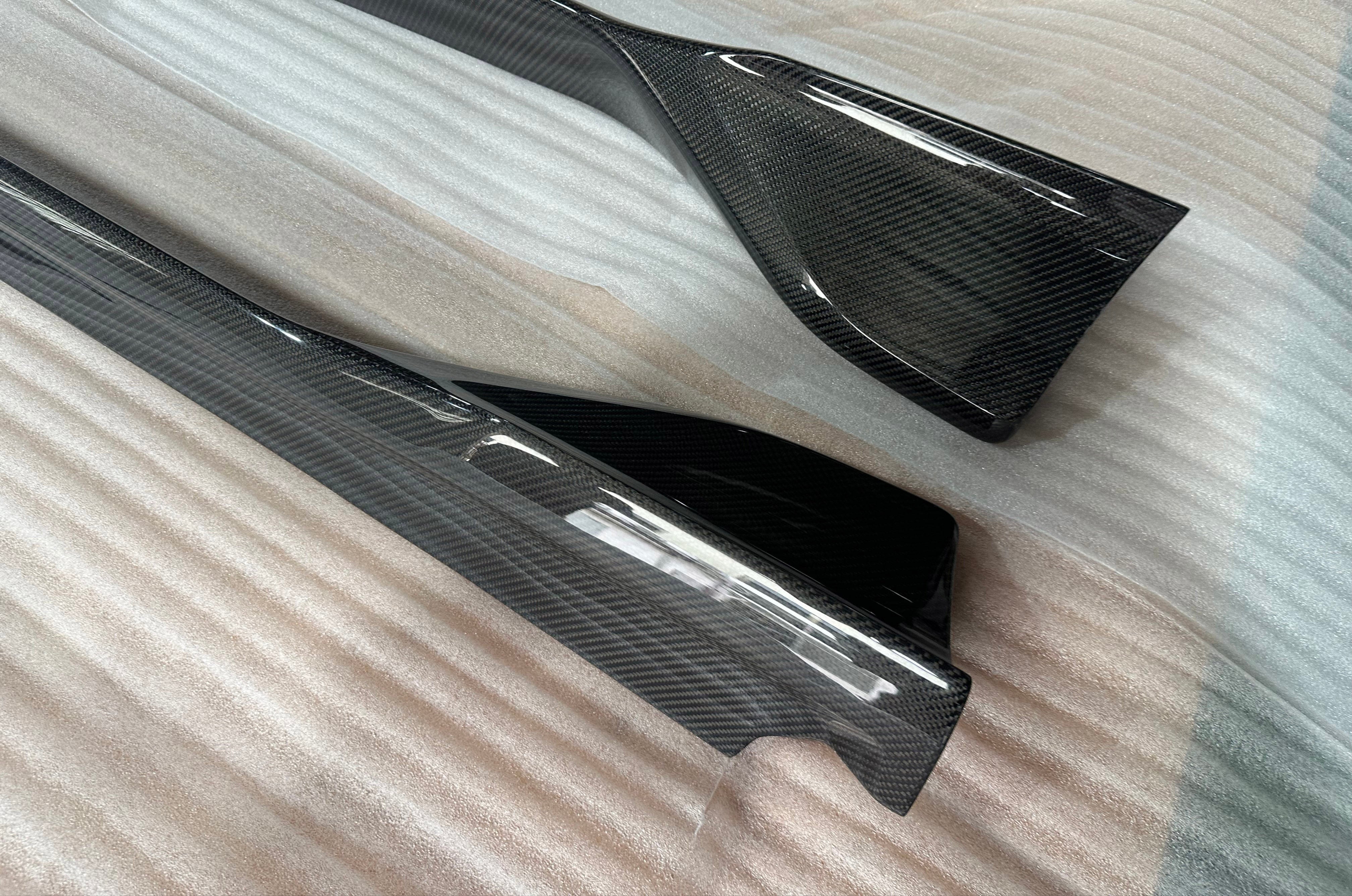 Carbon Fiber AD V1 Side Skirts - Toyota Supra A90 A91 Mk5