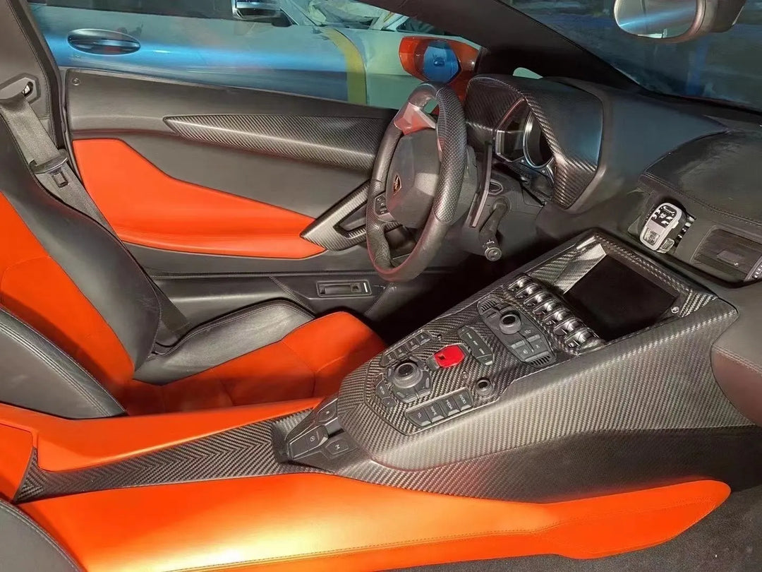 Dry Carbon Fiber Interior Trim Complete kit - Lamborghini Aventador LP700 LP720 LP750