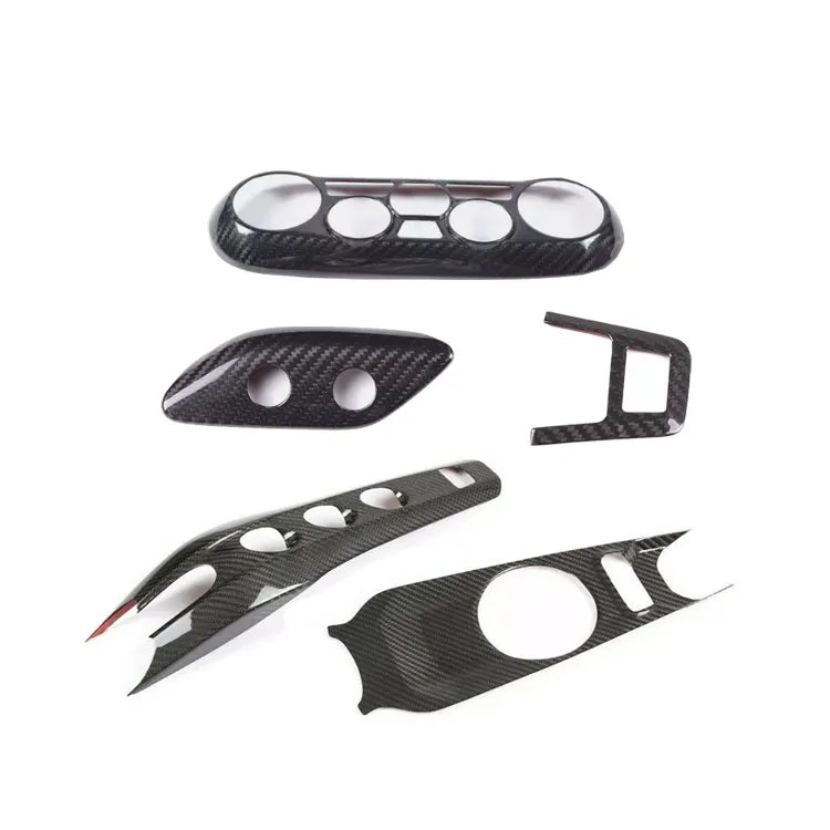 Carbon Fiber Interior Center Console Gear Cup Holder Panel Cover -Ferrari F12 Berlinetta