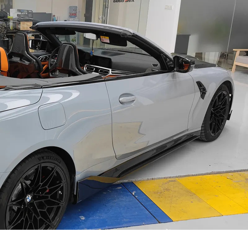 Prepreg Carbon Fiber PT Style Side Skirts – BMW G80 M3, G82, G83 M4