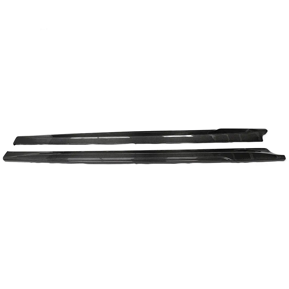Prepreg Carbon Fiber C Style Side Skirt extension - Tesla Highland Model 3