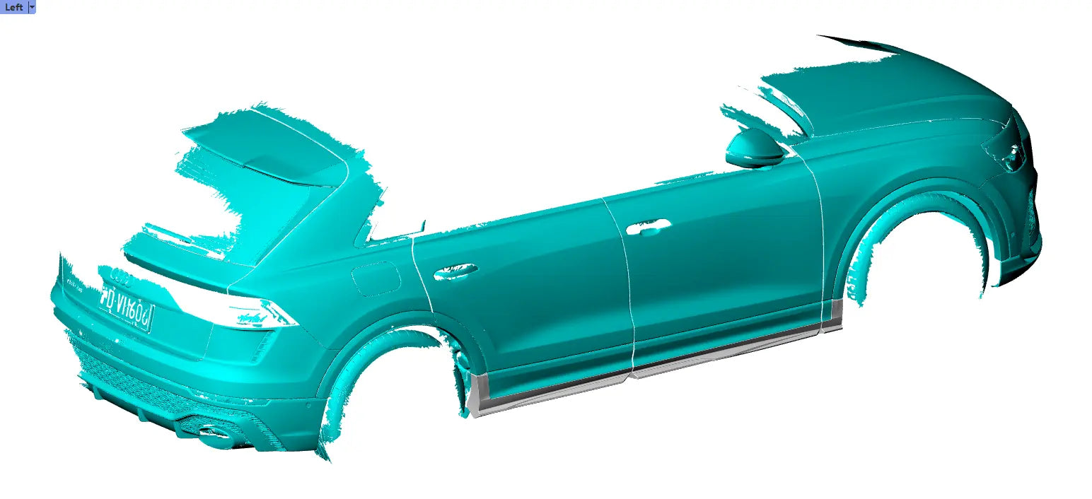 Carbon Fiber Side Skirt - Audi RSQ8 2020-2023