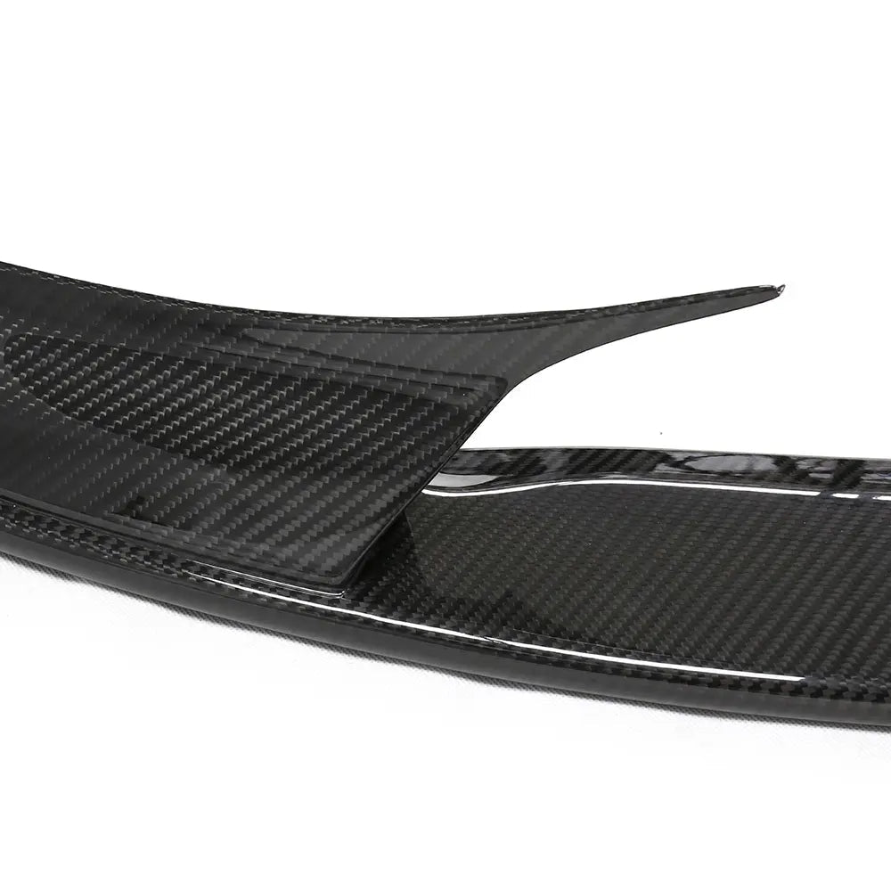 Prepreg Carbon Fiber Front Bumper Splitter Lip - Tesla 2024+ MODEL 3 Highland