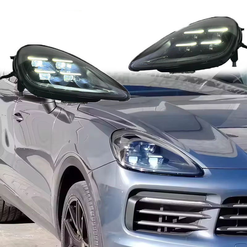 Porsche 9Y0 Cayenne HD Matrix Style LED Headlights 2018–2023