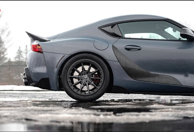 Carbon Fiber Side Window Cover Louver - Toyota Supra A90 A91 Mk5