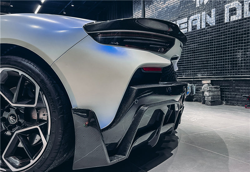 Dry Carbon Fiber MSY Style Rear Diffuser Replacement - Maserati MC20