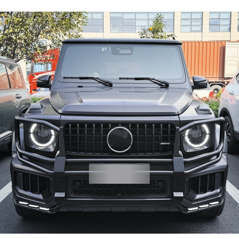 Black Front Bull Crash Bar Guard - Mercedes G63 AMG W465 2024+ G500 G450d