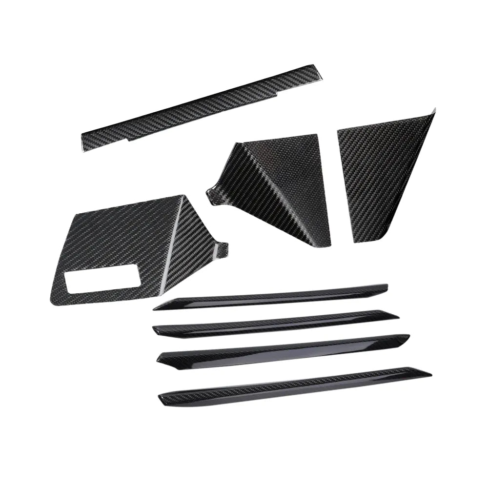 Pre-Preg Carbon Fiber Interior Trims Complete Set (14pc) - Audi A3/S3/RS3 8Y