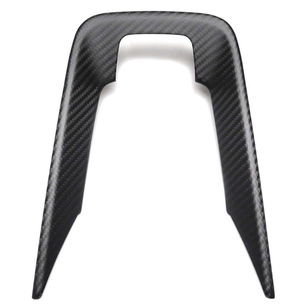 Carbon Fiber Center Console Cup Holder Trim Cover - Porsche 992 911 Turbo S Carrera Targa 4S GTS GT3 RS Dakar 2020+