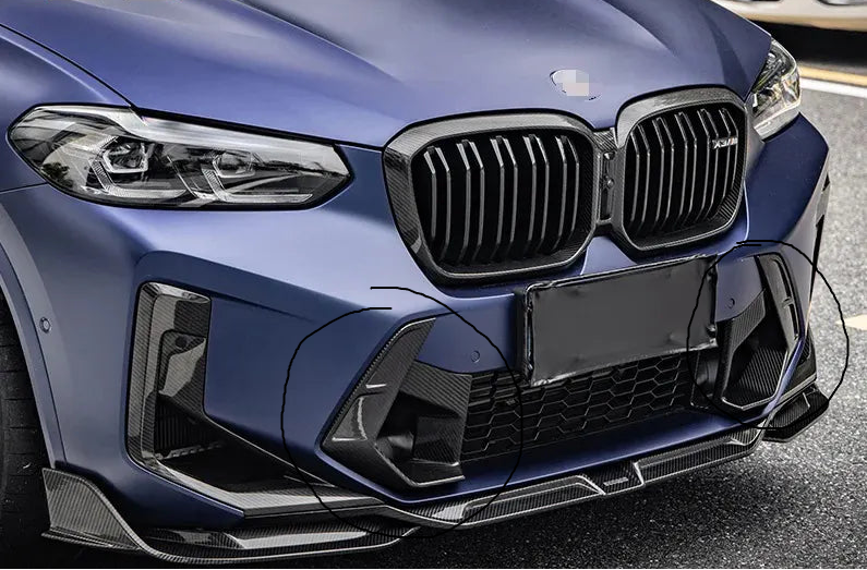 Carbon Fiber Center Air Duct Bumper Trim - BMW X3M F97 X4M F98