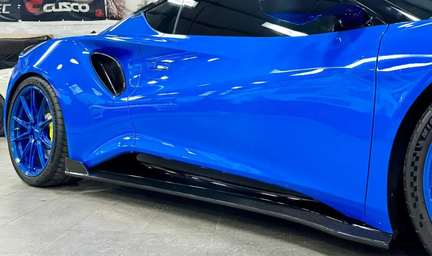 Dry Carbon Fiber Side Skirts - Lotus Emira