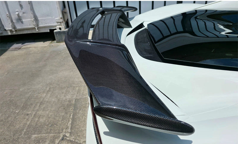 Dry Carbon Fiber Vented Rear Wing - Ferrari 296 Speciale GTB/GTS