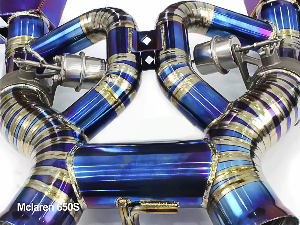 High Performance Titanium Full Exhaust Catback - 2014-2017 McLaren 650S MP4