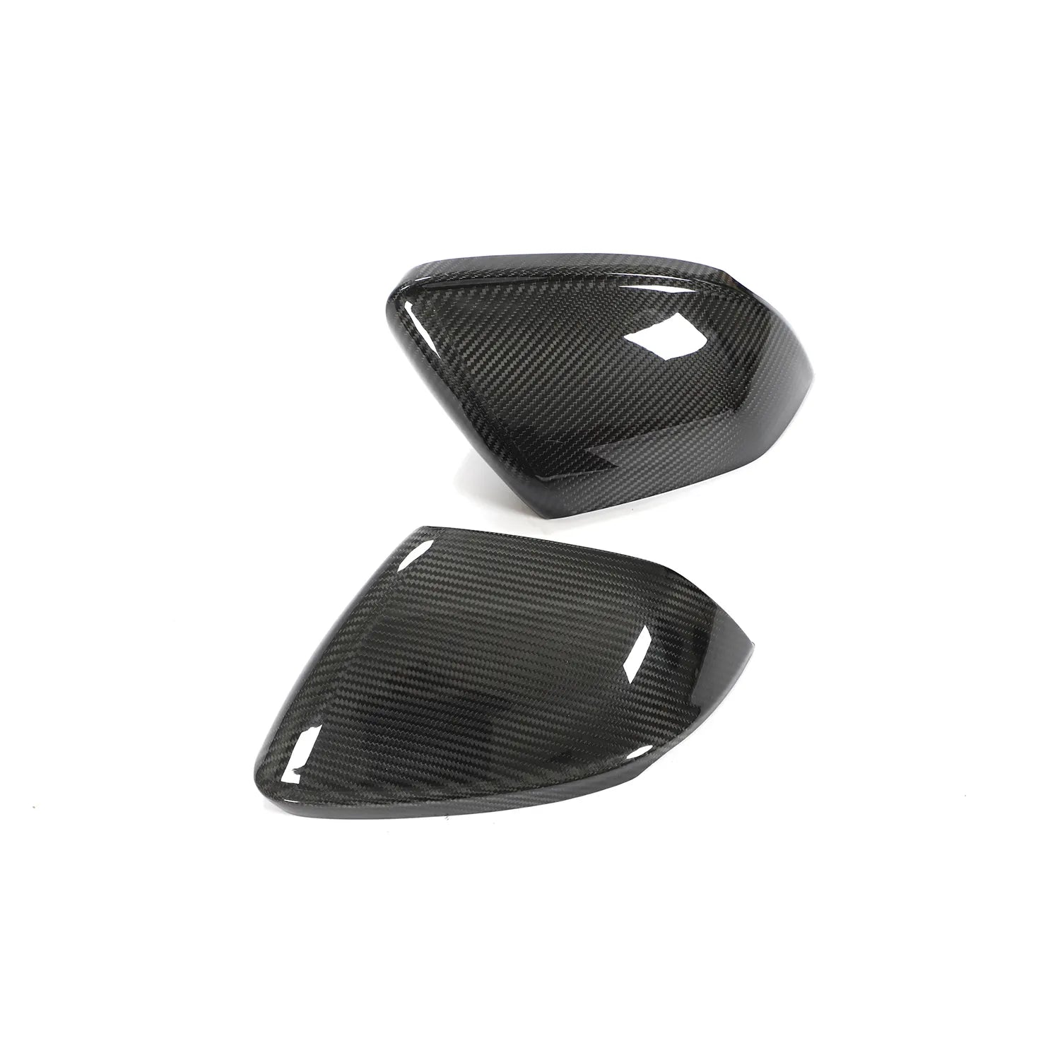 Prepreg Carbon Fiber OEM Style Carbon Fiber Mirror Caps - Audi Q8 RSQ8