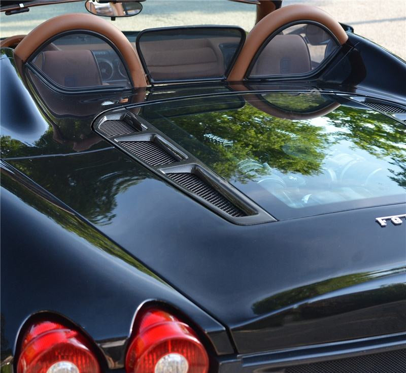Full Carbon Fiber 2004 to 2009 Ferrari F430 Spider & 16M Rear Window Louvers for F430