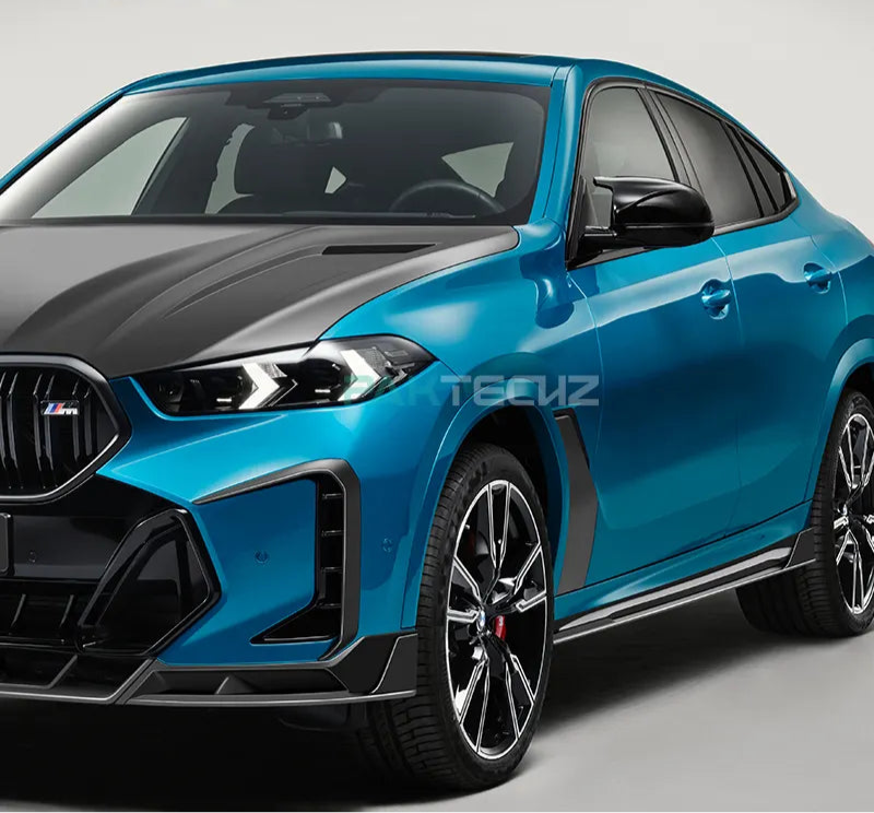 Dry Carbon Fiber PT Style Side Skirt - BMW G06 X6