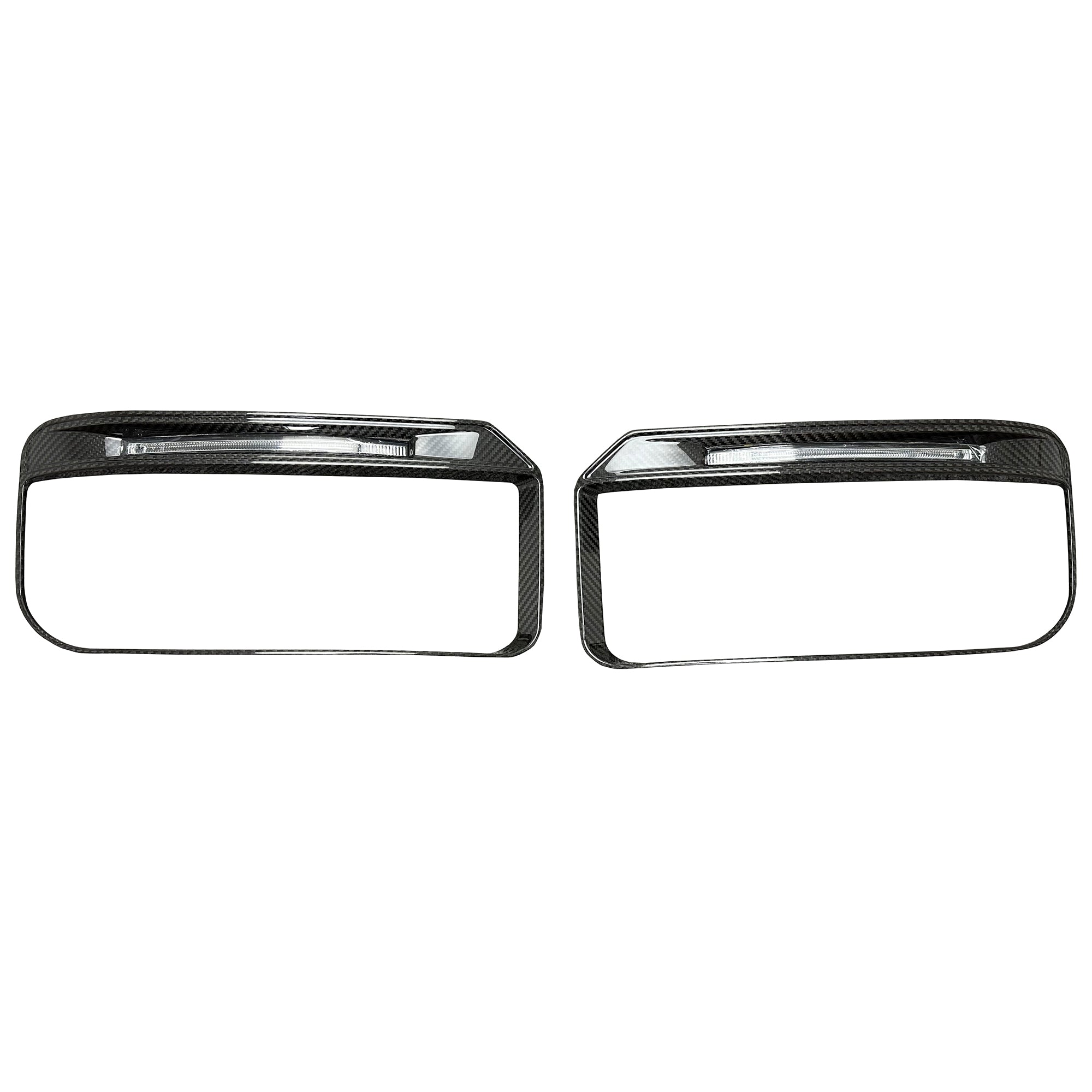 Carbon Fiber Front Bumper Fog Lamp Cover - Mercedes Benz G-Class W464 G63 AMG G500 2019-2024