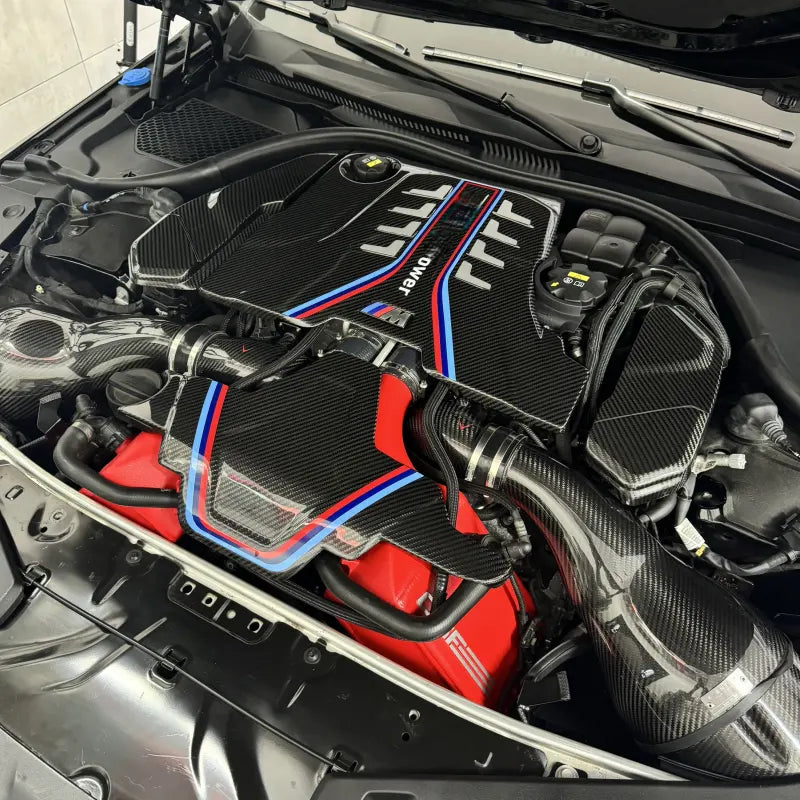 Carbon Fiber Performance Engine bay Cover Compartment Kit - BMW F90 M5 M8 F92 F91