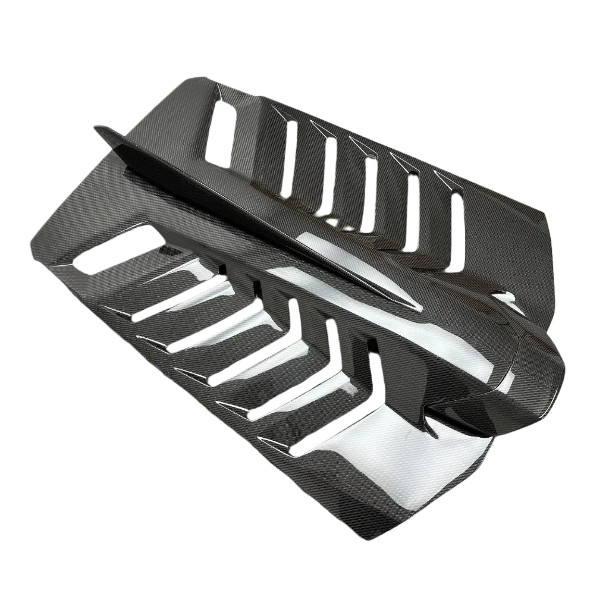 Carbon Fiber STO Style Rear Engine Hood Bonnet Cover Replacement - Lamborghini Huracan LP580/LP610/EVO