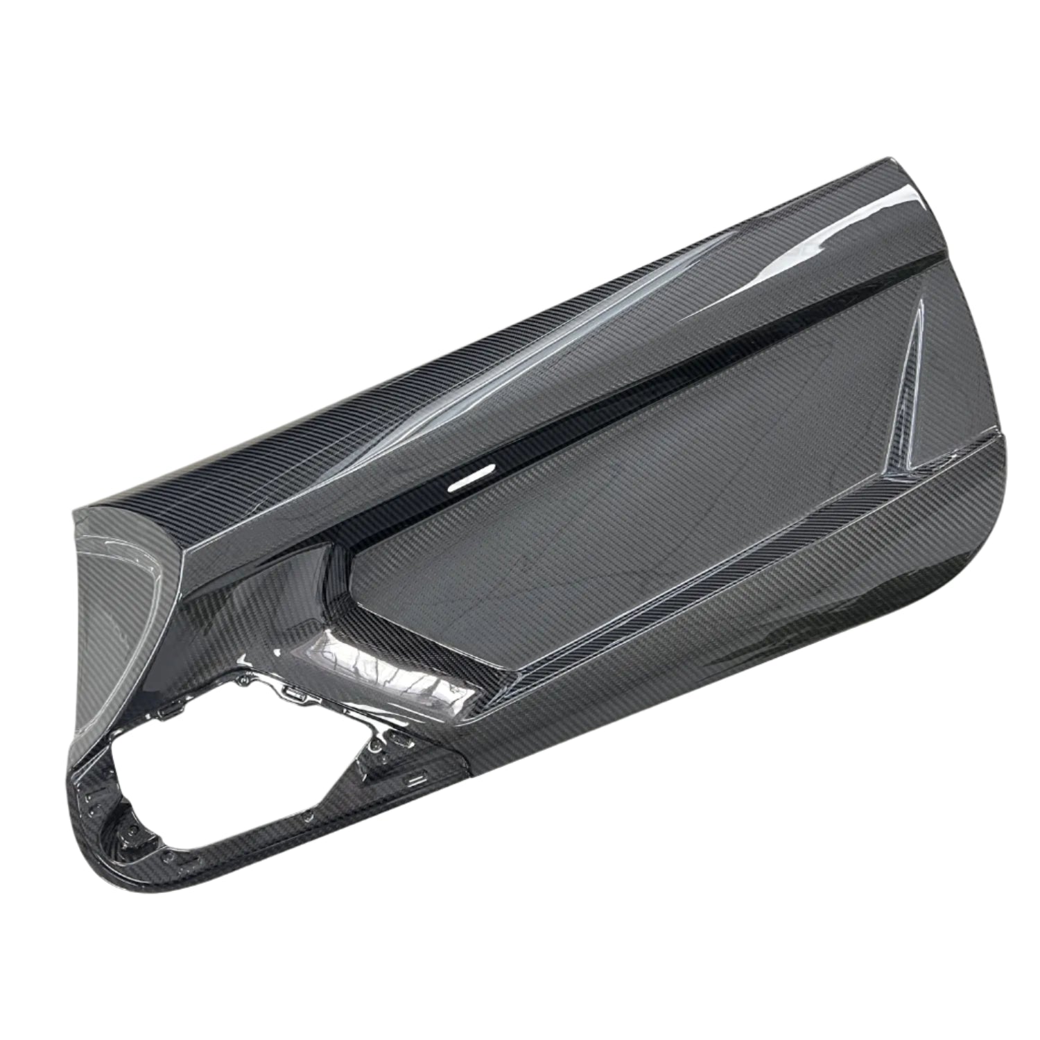 Dry Carbon Fiber Door Panel Cover - Huracan LP580 610 EVO