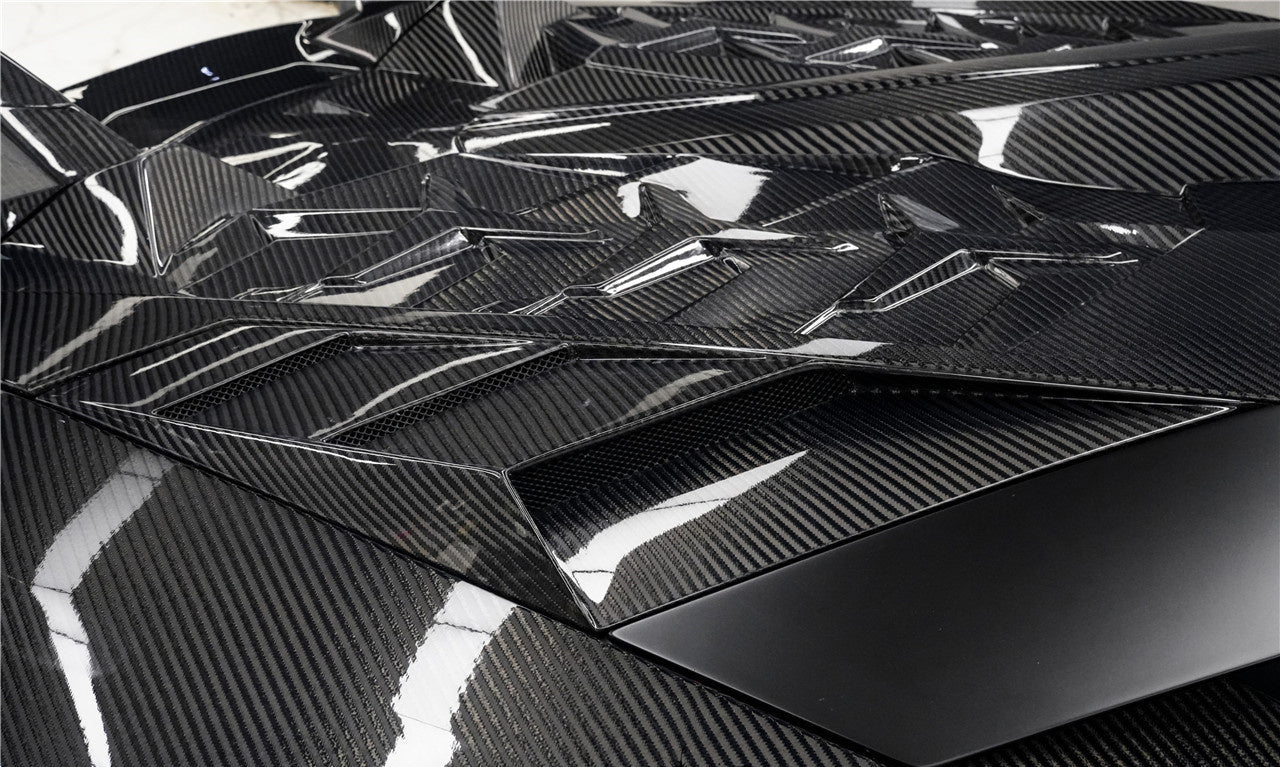 Carbon Fiber SVY Style Rear Side Intake Panel- Lamborghini Aventador 2011-2021 LP700 LP740 LP750 Coupe Roadster