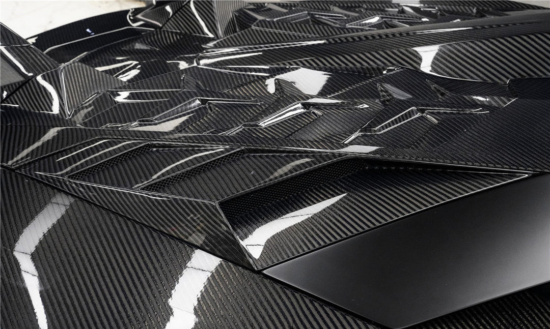 Carbon Fiber SVY Style Rear Side Intake Panel- Lamborghini Aventador 2011-2021 LP700 LP740 LP750 Coupe Roadster
