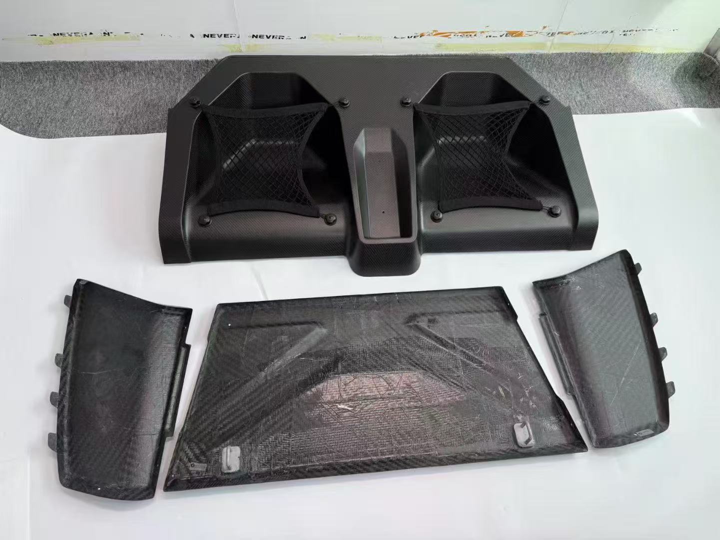 BMW G80 M3 G82/G83 M4 Carbon Fiber Rear Back Seat Delete Kit