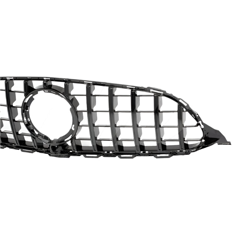 Gloss Black C63 AMG Style Front Grille - 2019-2021 Mercedes Benz C-Class W205 C43