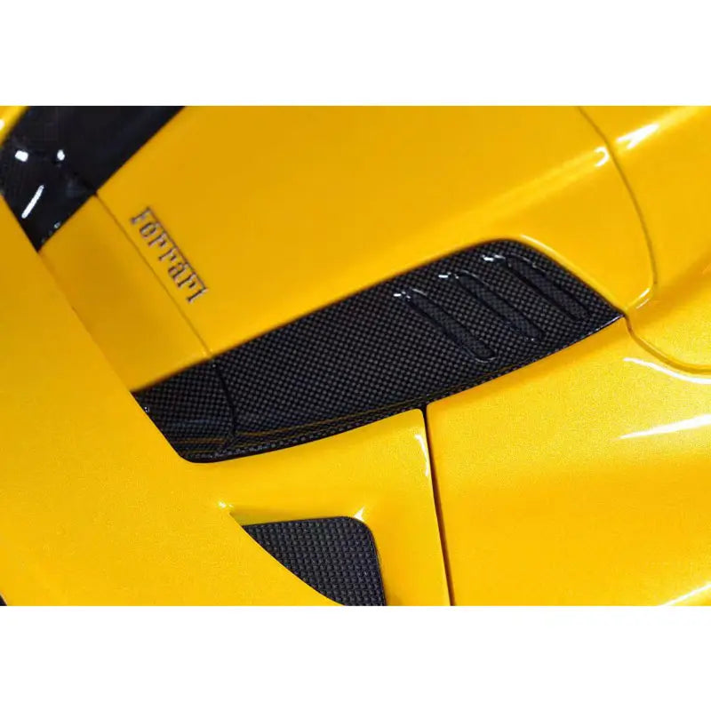 Dry Carbon Fiber Engine Cover Vents Rear Hood Bonnet Air Intake Vent - Ferrari F8 Spider