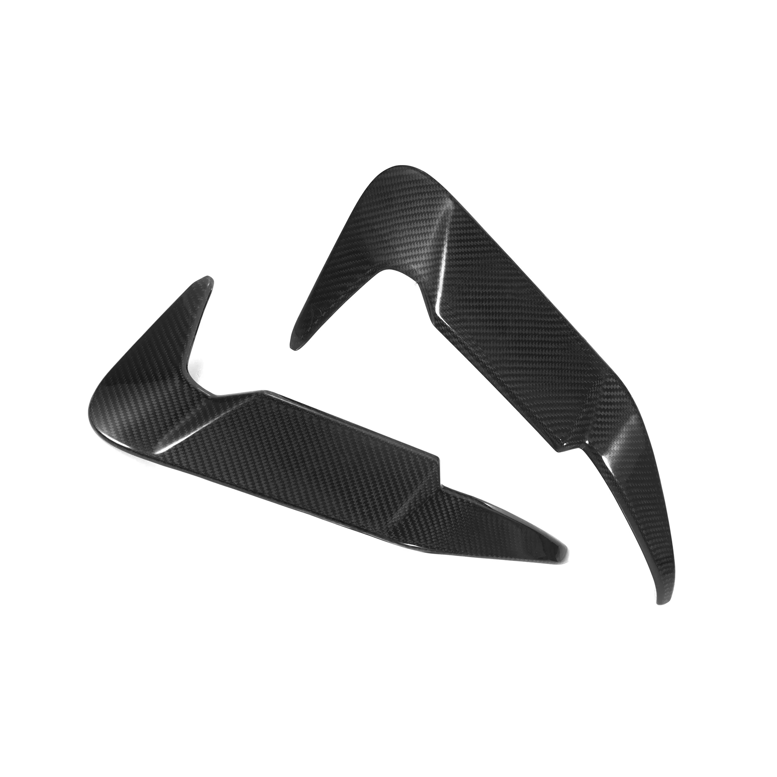 Prepreg Carbon Fiber Rear Bumper Canard Trim - BMW X5M F95 F95 LCI 2020+