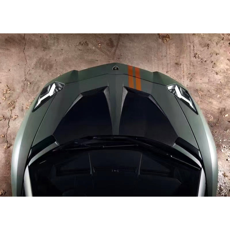 1016 Style Dry Carbon Fiber Front Hood - Lamborghini Aventador
