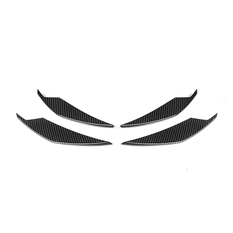 CARBON FIBER FRONT BUMPER CANARDS - BMW G8X G80 G82 M3 M4