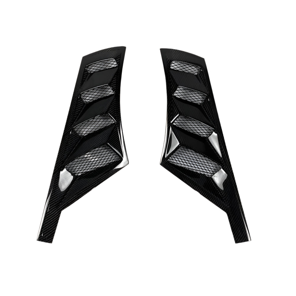 AP Style Carbon Front Fender Vents Ducts Cut (Add on) - BMW G87 M2