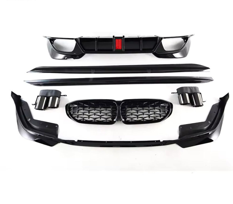 https://www.thecarbonindustries.com › products › abs-gloss-black-bodykit-bmw-g20-pre-lci