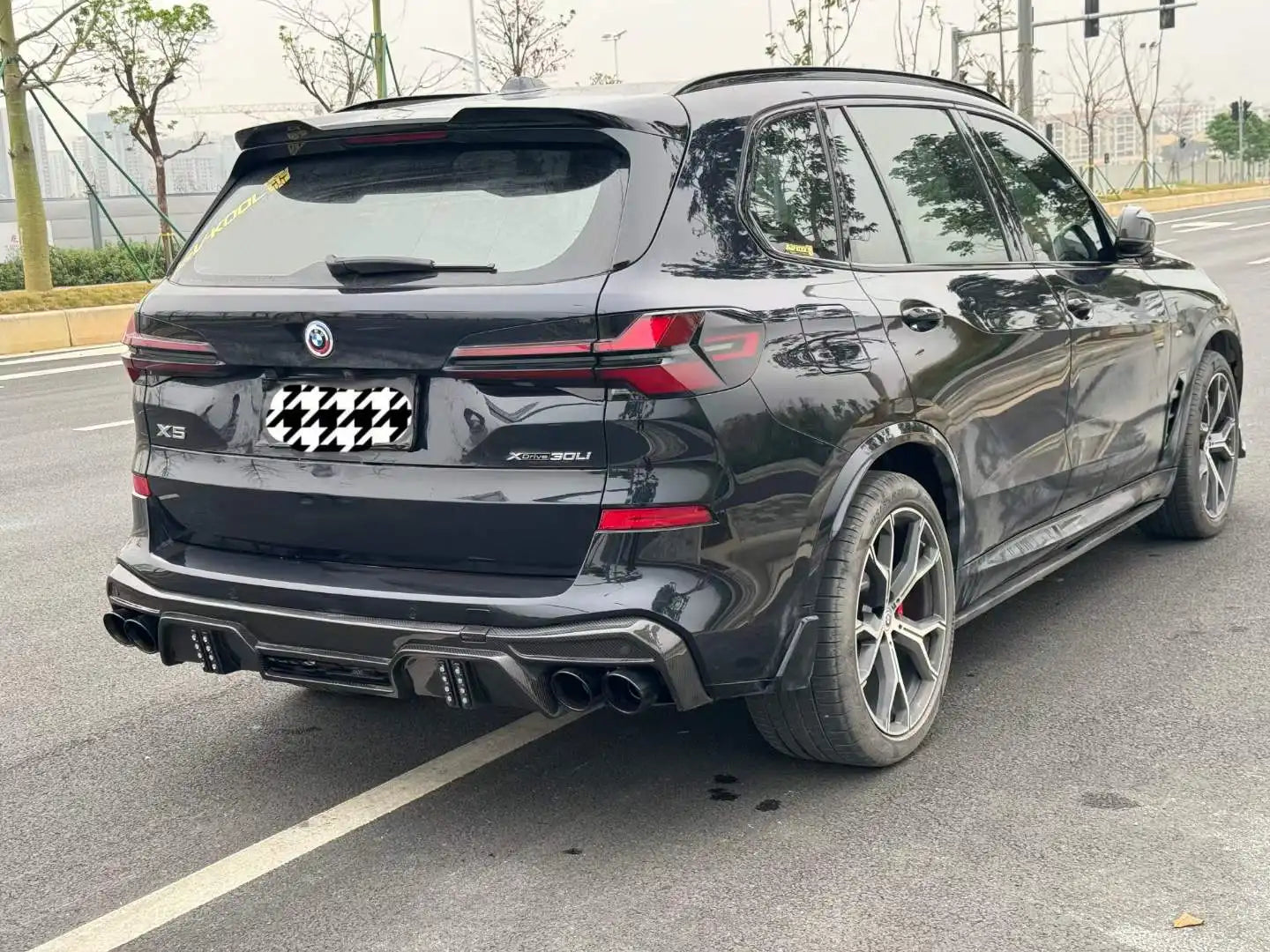 Carbon Fiber LD Front Lip & Rear Diffuser Combo - BMW G05 X5 LCI