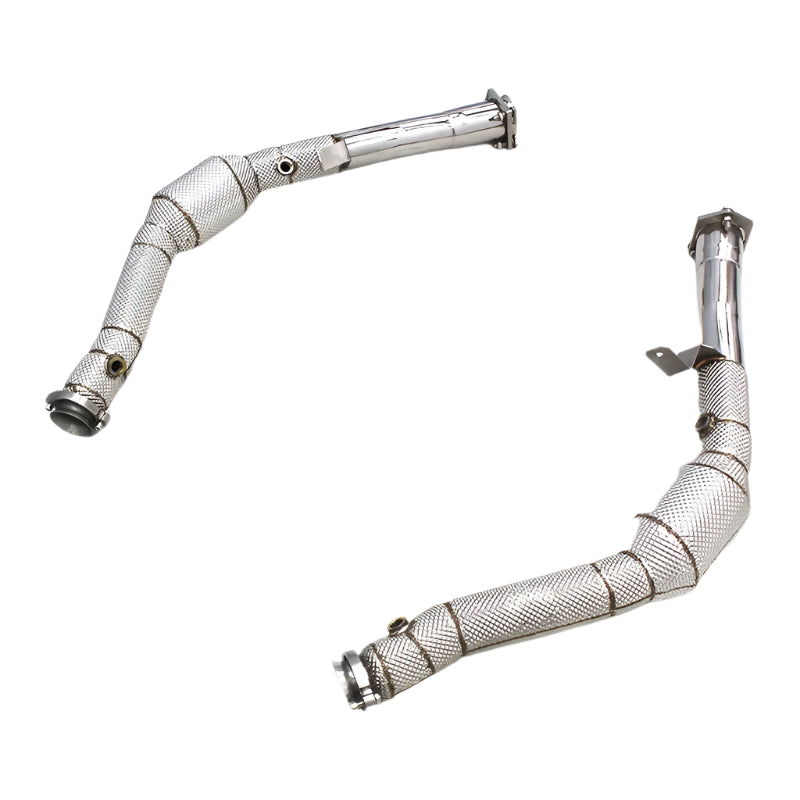 Mercedes-Benz G63 AMG Exhaust Down pipe w/ heatshield - Mercedes Benz G63 w463 5.5T