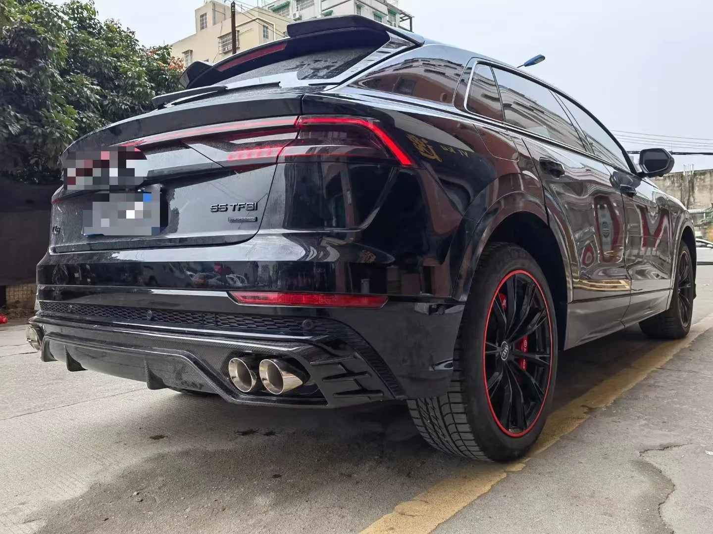 Carbon Fiber AP Style Aero kit - Audi Q8 RSQ8