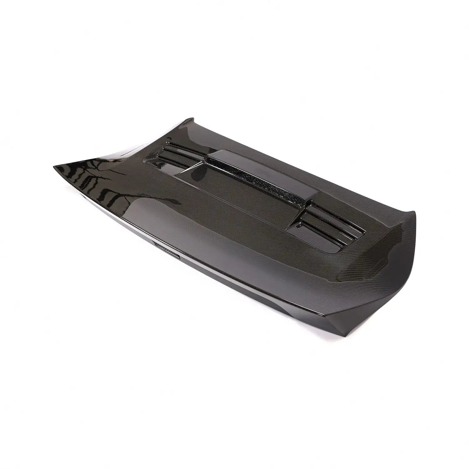 Carbon Fiber Rear Trunk Engine Cover Lid w/ Duck Tail Spoiler - Porsche 991 991 Carrera 4S Coupe 2-Door 2013-2019